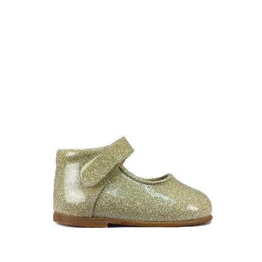 Kids shoe online Eli mary jane Small golden Mary jane in patent glitter