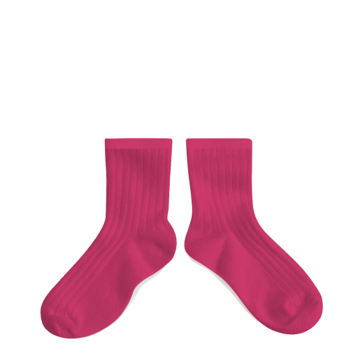 Collegien short socks Short fuchsia socks - Pink lady