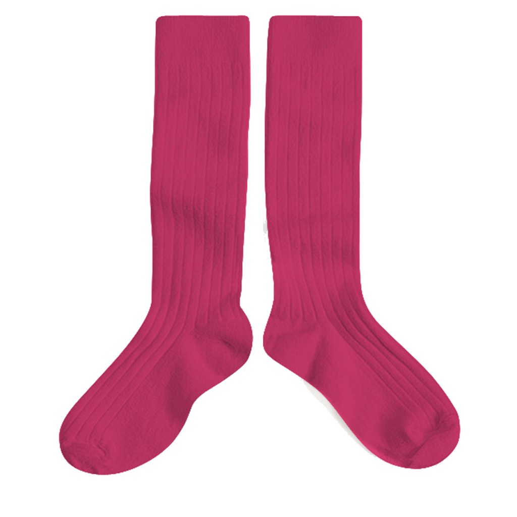 Collegien - Knee socks fuchsia  - Pink lady