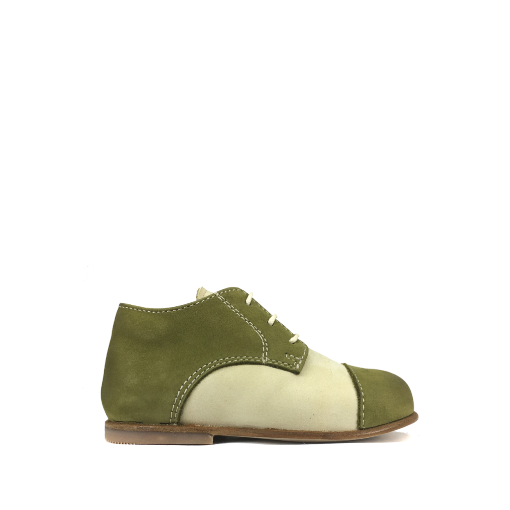Ocra by Pops - First stepper in beige and green