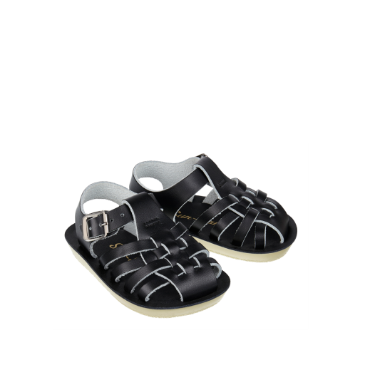 Salt water sandal sandals Sailor sandal in black