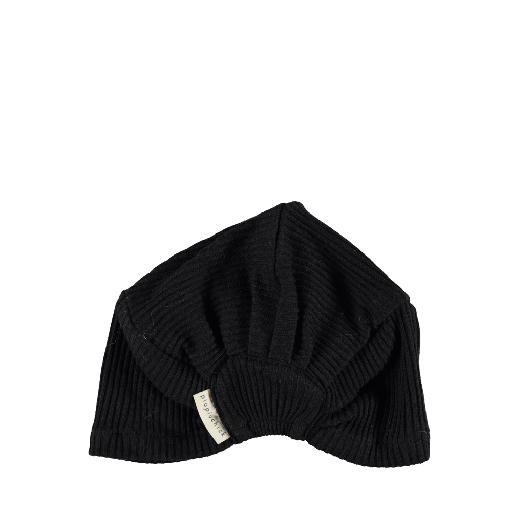 Piupiuchick hats Black ribbed turband
