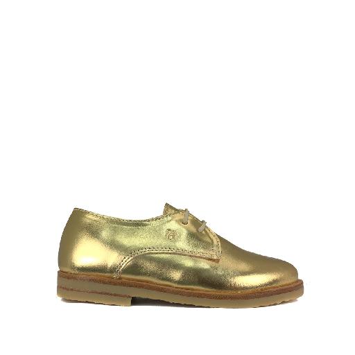 Kinderschoen online Nathalie Verlinden Derby's Prachtige gouden veterschoen