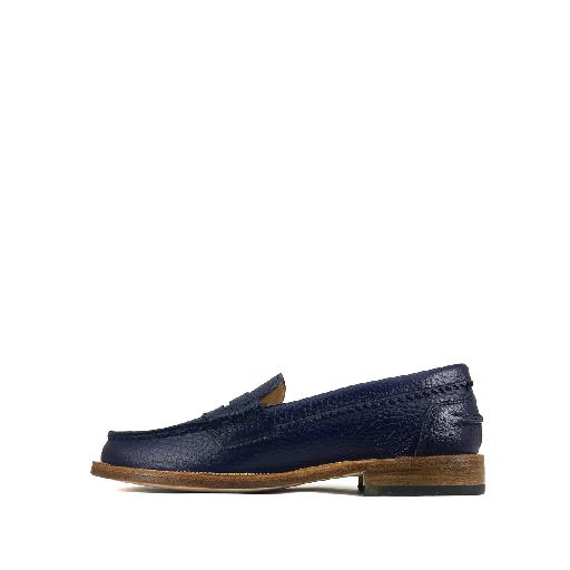 Gallucci loafers Blue loafer with beautiful stitching