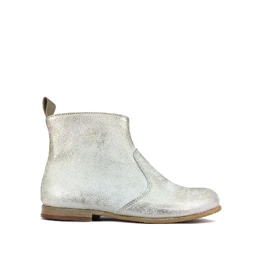 Kids shoe online Pèpè short boots Short boot in gold on white