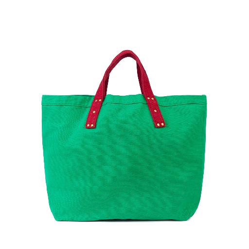 The Animals Observatory bags Totebag in green with print