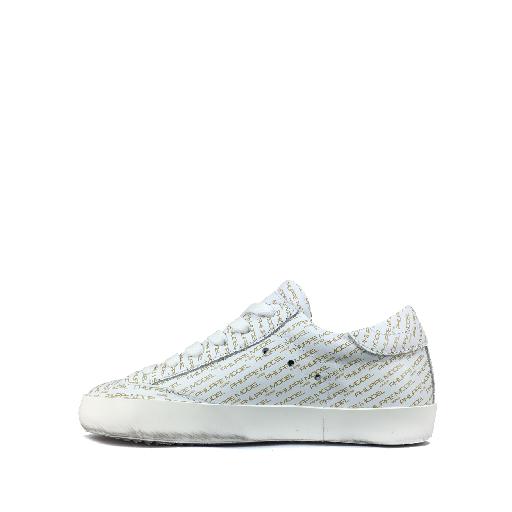 Philippe Model trainer Low white sneaker with monograms