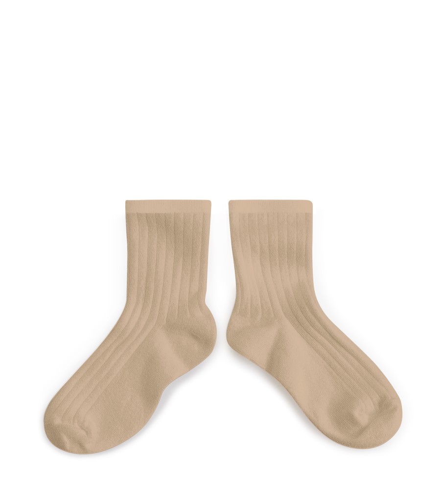 Collegien - Short socks Petit taupe