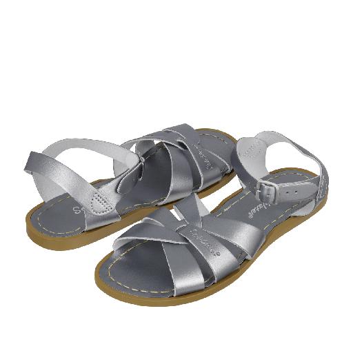 Salt water sandal sandals Salt-Water Original in pewter silver