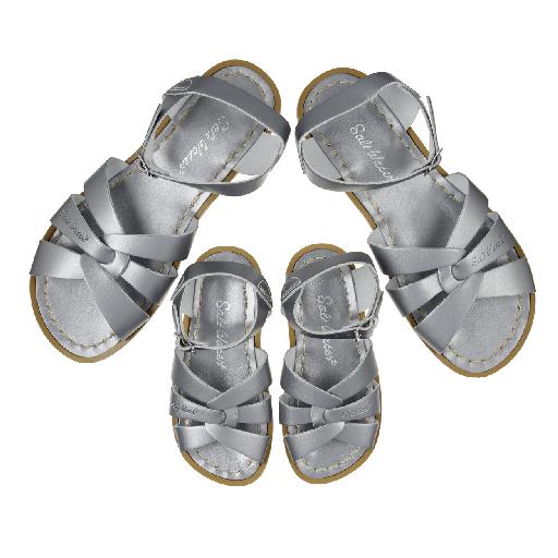 Salt water sandal sandals Salt-Water Original in pewter silver