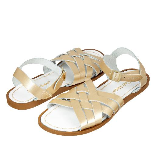 Salt water sandal sandals Salt-Water Retro gold