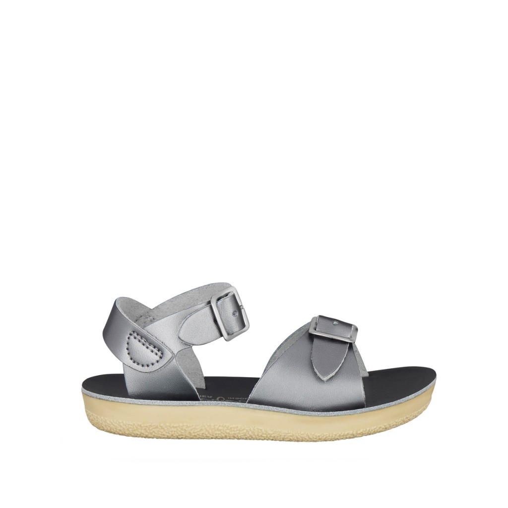 Salt water sandal - Salt Water Surfer sandal in pewter silver