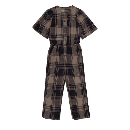 Kids shoe online The new society jumpsuits Checked jumpsuit