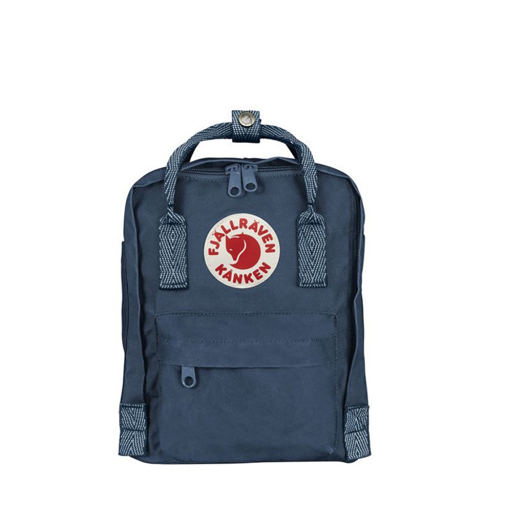 Fjll Rven - Knken Mini backpack Royal Blue-Goose Eye