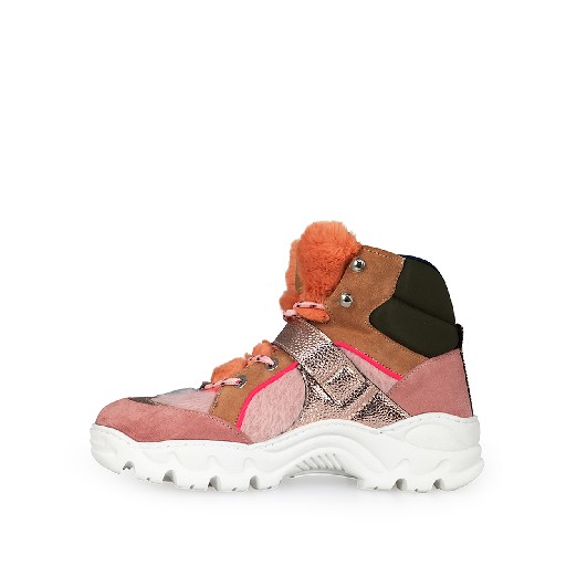 Maison Mangostan trainer Pink chunky sneakers