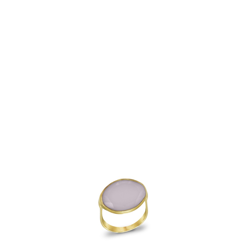 By-Bar  - Oval ring oudroze