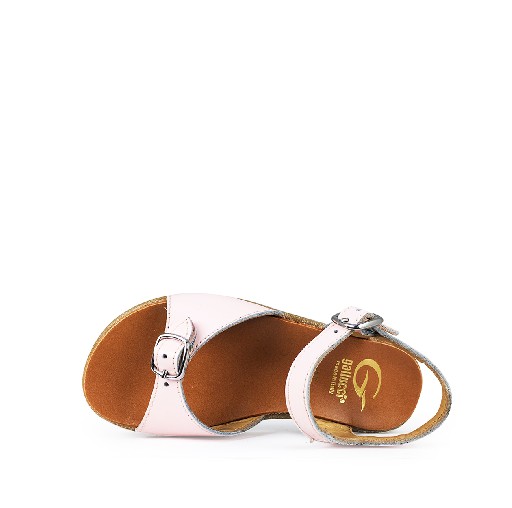 Gallucci sandalen Zachtroze sandaal met verstelbare gespen