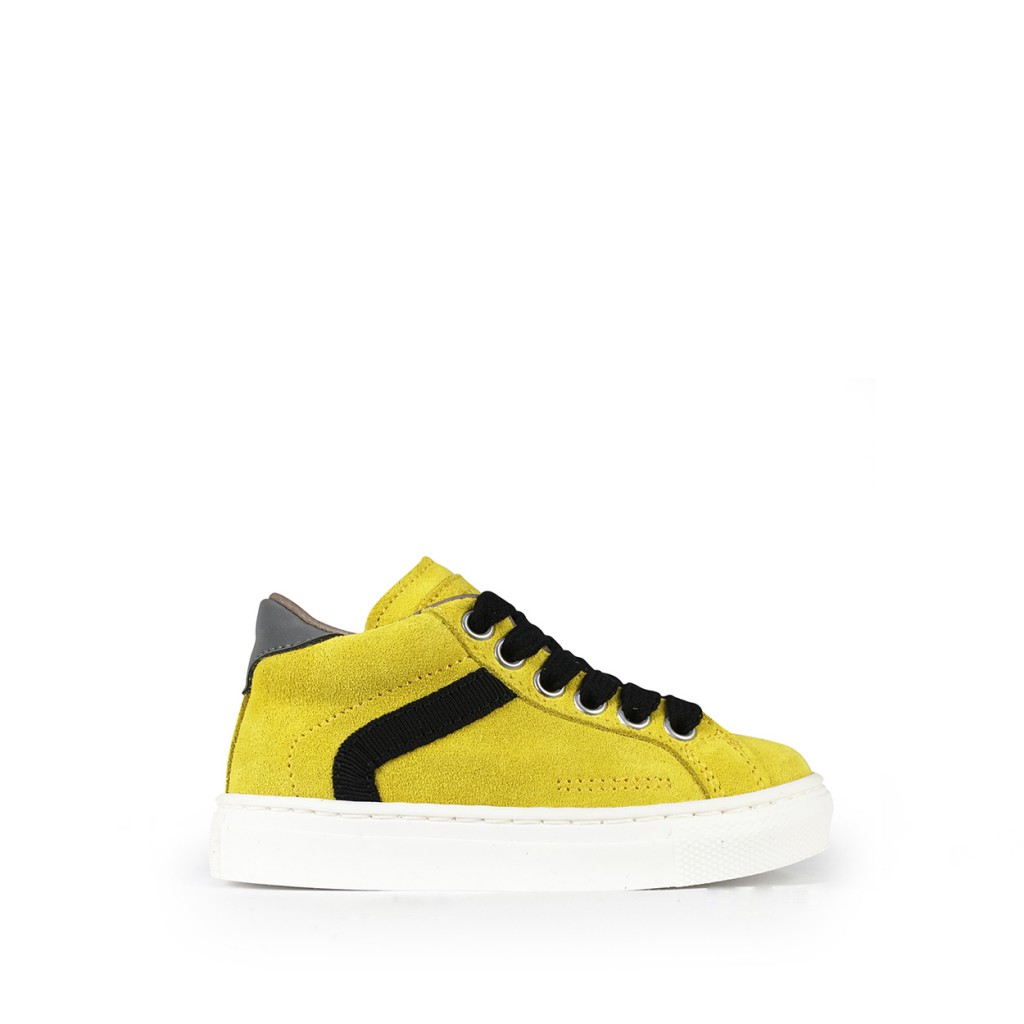 Jarrett - Yellow velour sneaker