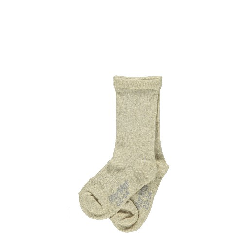Kids shoe online MarMar Copenhagen knee socks Knee socks lurex gold