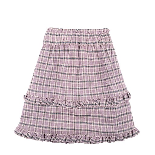 Kids shoe online The new society skirts Purple check skirt