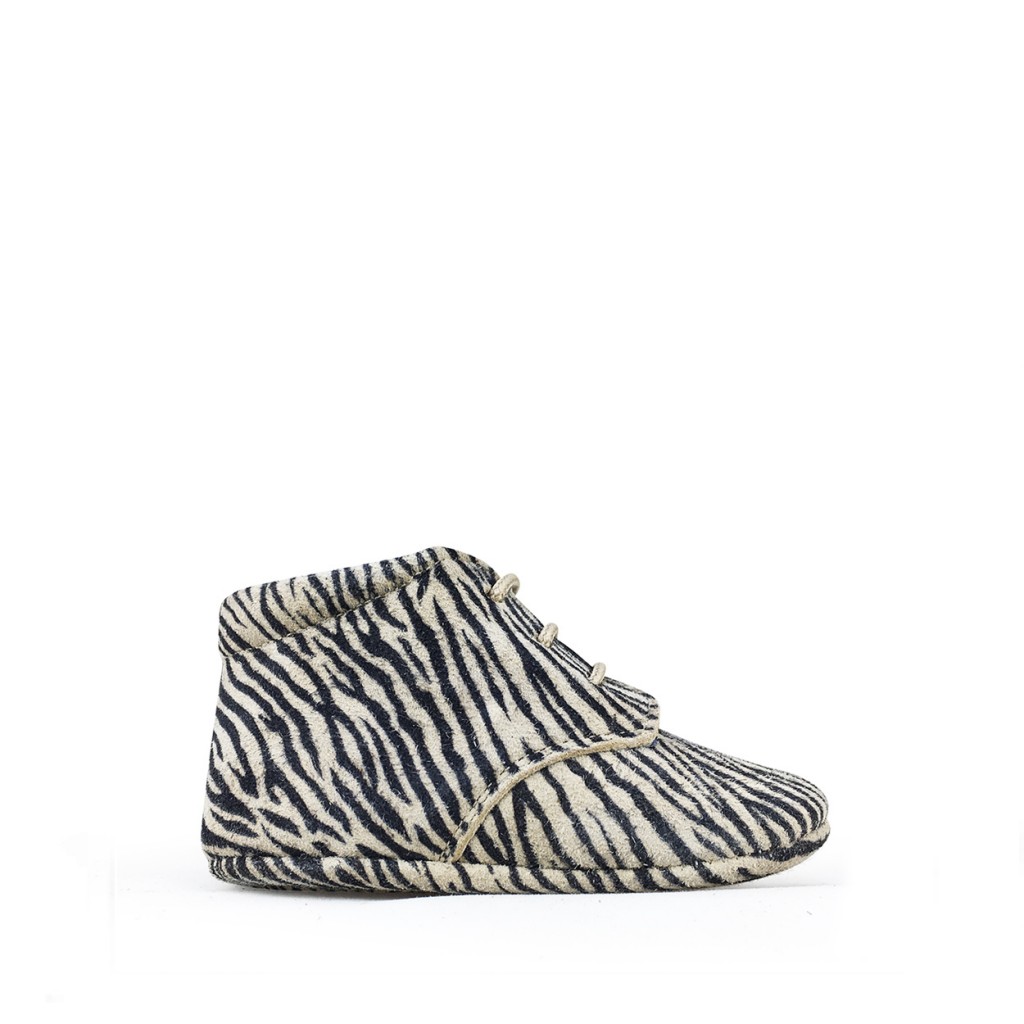 Beberlis - Pre-step shoe zebra beige