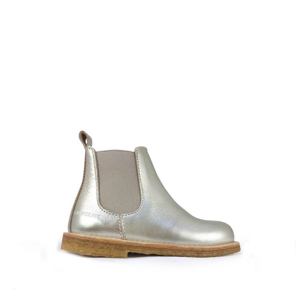 Angulus - 1st stepper Chelsea boot in champagne