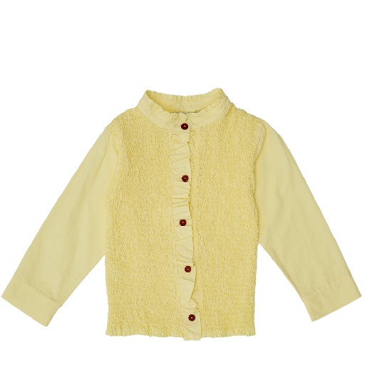 The Campamento blouses Yellow smocked shirt