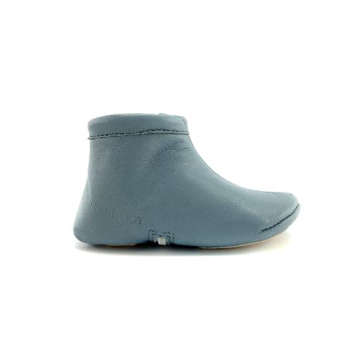 Kinderschoen online Stabifoot pantoffels Pastelblauw prestapschoentje/pantoffel