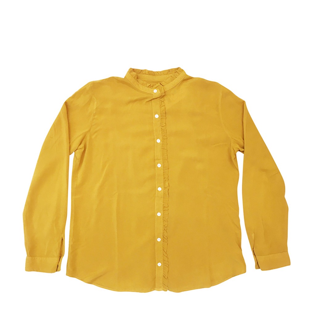 Hartford - A romantic blouse with stand-up collar