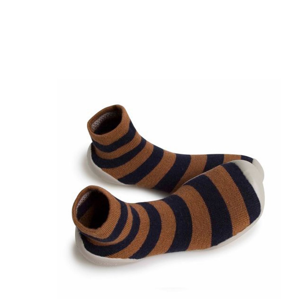 Collegien - Slipper-socks Chocolatine cachemire et laine