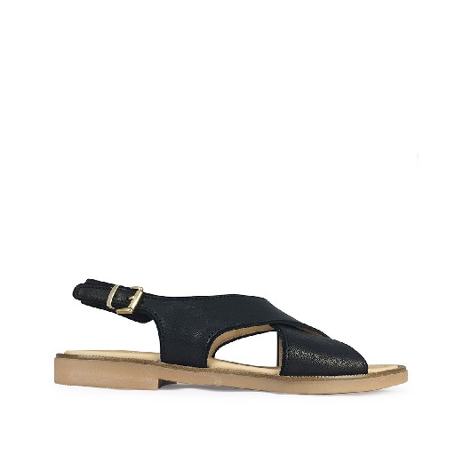 Momino sandals Black sandals with buckle