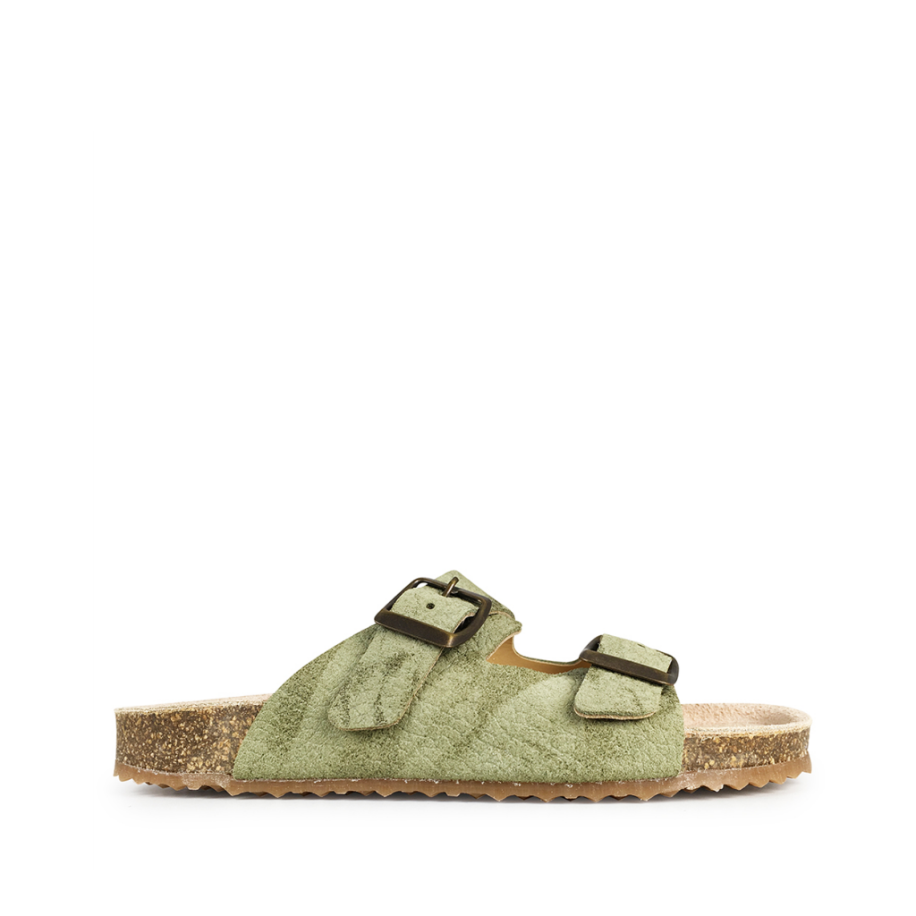 Ocra - Slip-on sandal in green