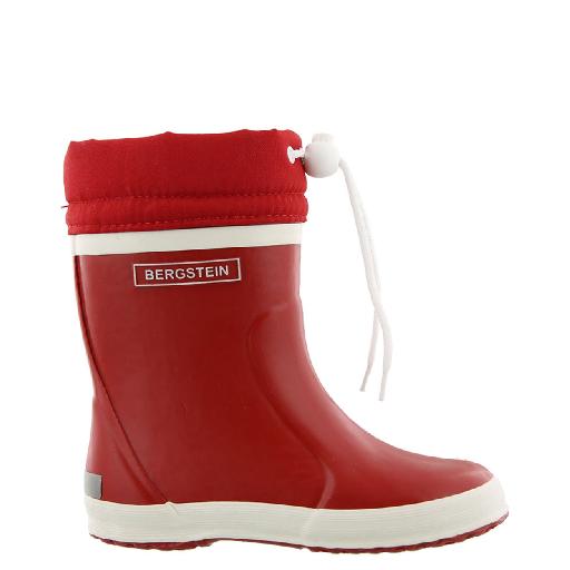 Kids shoe online Bergstein wellington boots Red winter wellington boot with wool